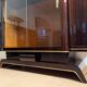 Art Deco Sideboard with Vitrine in Macassar Ebony & Maple, Paris, 1930s