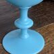 Blue opaline glass goblet from Portieux