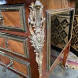 Louis XV Transition office in marquetry