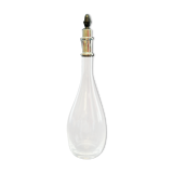 Glass and metal decanter