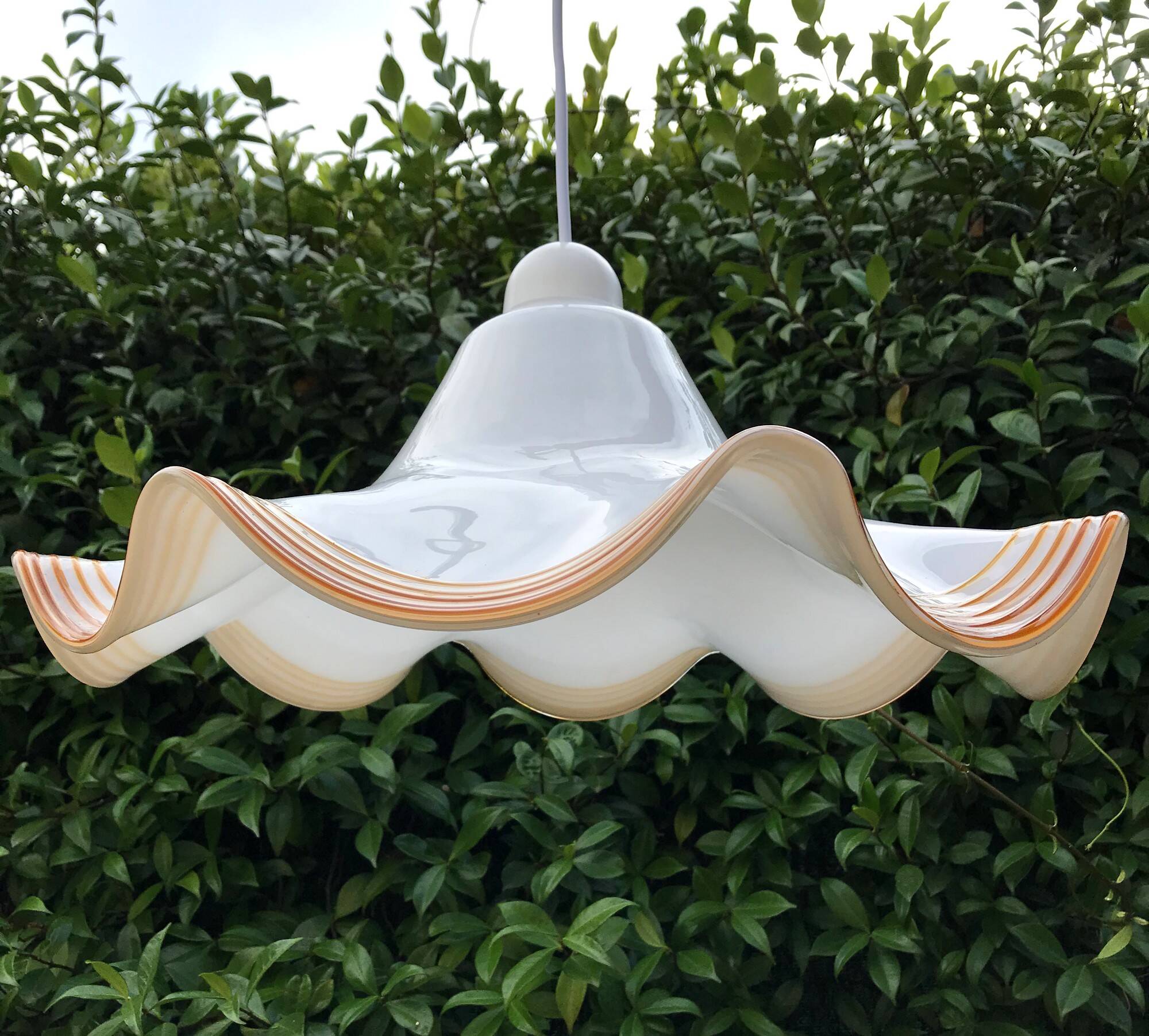 Vintage Murano glass pendant light from the 70s