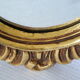 Rocaille mirror Louis XV style gilded with vintage gold leaf