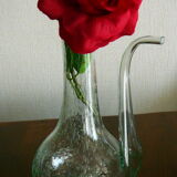Spout in Biot glass vase
