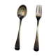 Duo fourchette cuiller christofle