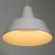 Two 50s metal enamel ceiling lamps by Axel Wedel Madsen for Louis Poulsen