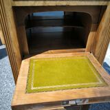 Small 4-sided Louis XVI style walnut cabinet