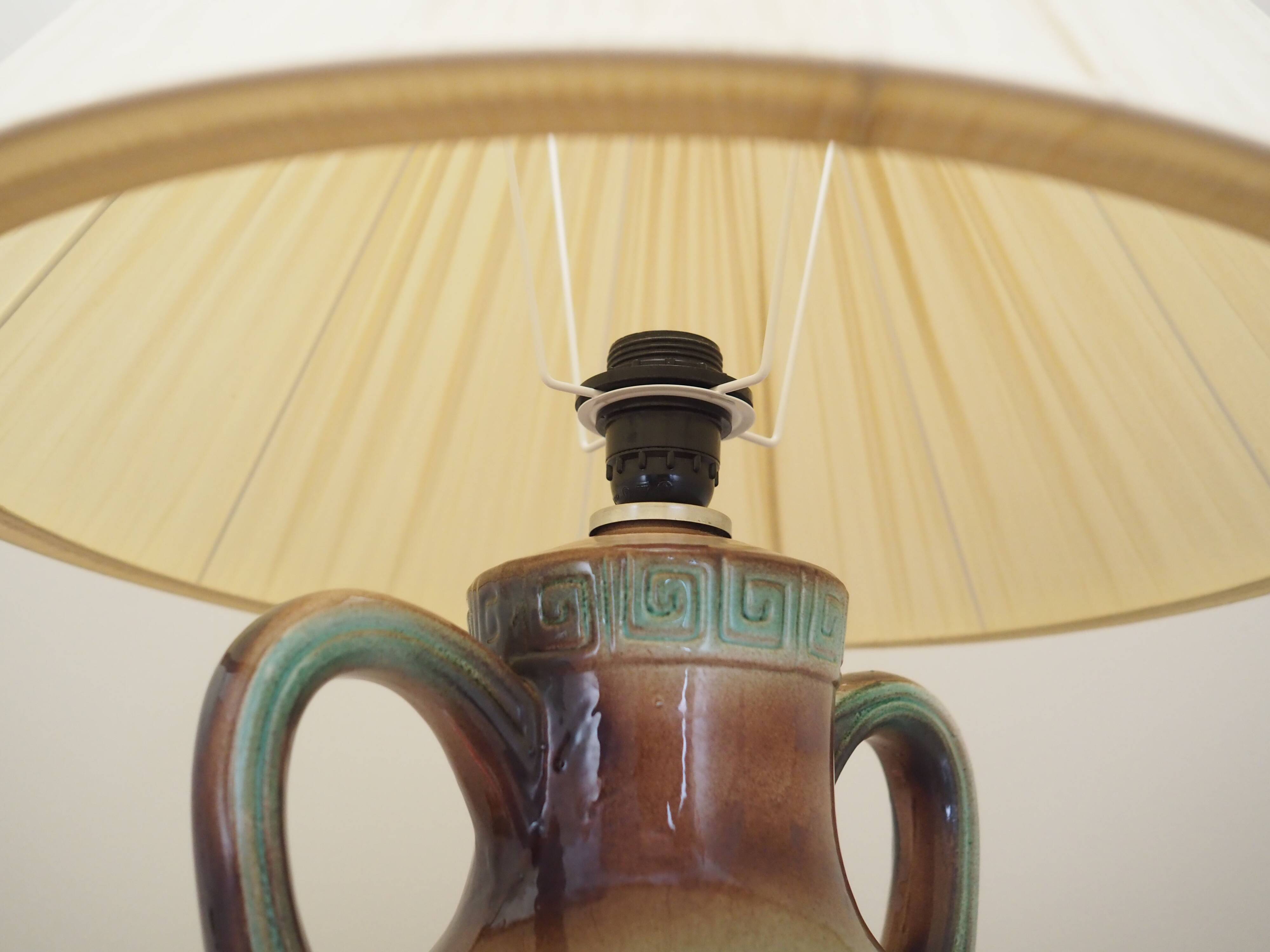 Ceramic lamp, Danish design, 1970s, production: Denmark