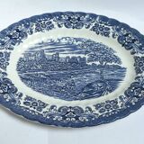 Plat ovale en porcelaine anglaise