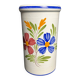 Malicorne, polychrome earthenware cooling vase, 20th century