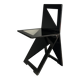 Dutch post modern foldable side chair, Eindhoven Design Academy, 1980s