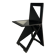 Dutch post modern foldable side chair, Eindhoven Design Academy, 1980s