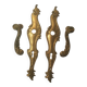 Louis xv style brass crutches and plaques