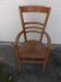 straw armchair