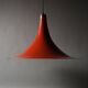 Suspension sorcière XL Massive Lighting, orange laqué, Belgique, 1960s