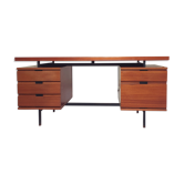 Teak desk Pierre Guariche for Minvielle 60s