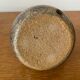 Old lamp base vintage brown glazed stoneware soliflore