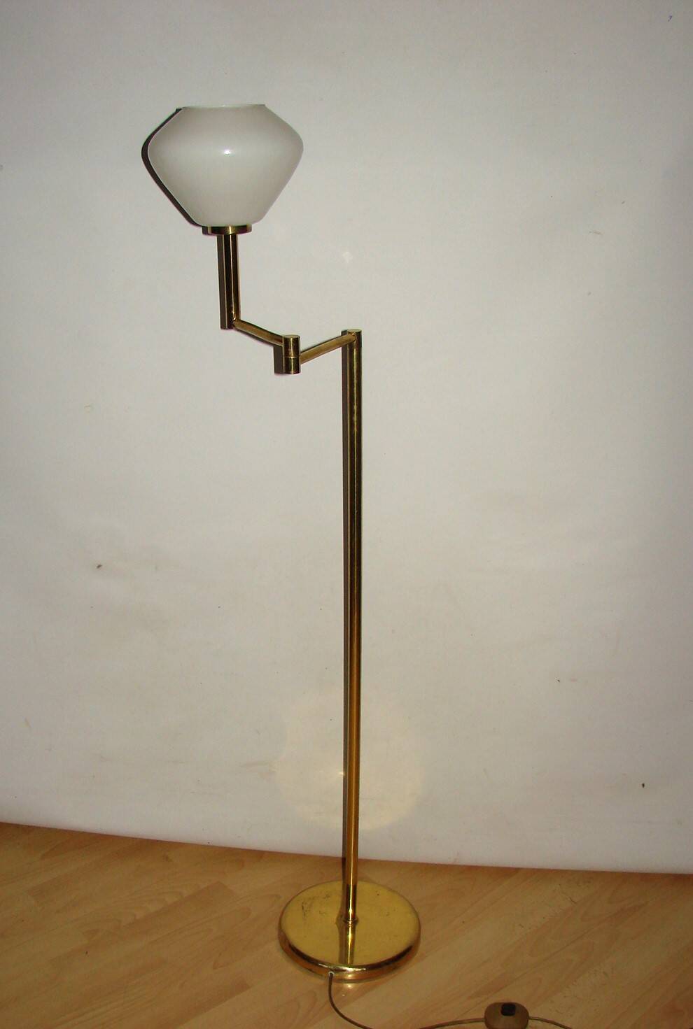 Brass floor lamp , 1970s.