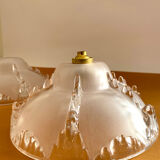 Glass wall sconces