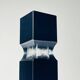 Murano glass vase Sommerso black by Pagnin & Bon, Italy, 1960s