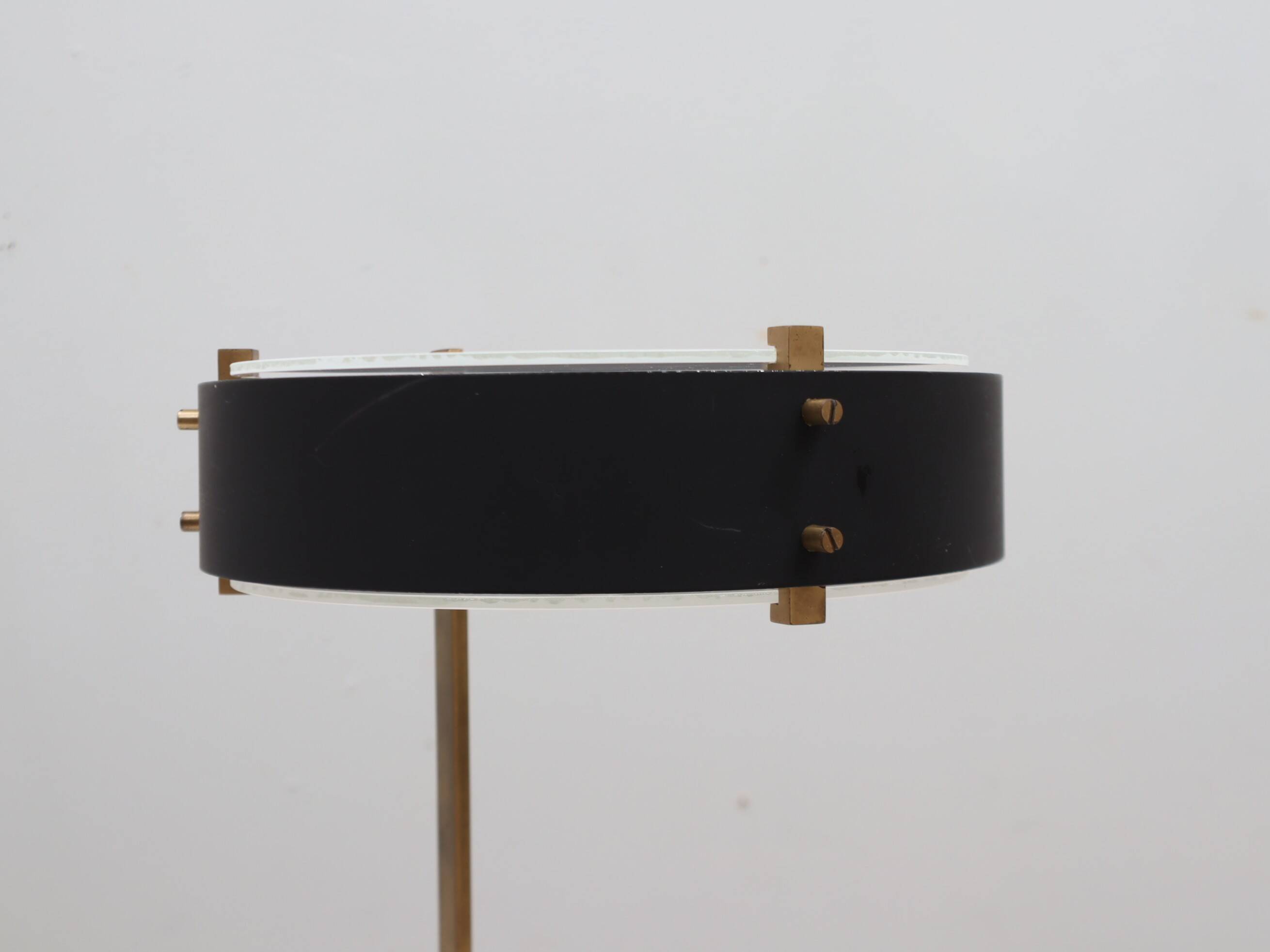 Lampe de table O-Luce rare de milieu de siècle Tito Agnoli années 1950