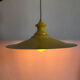 Vintage pendant lamp yellow metal