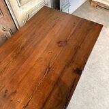 Solid oak kitchen dining room table