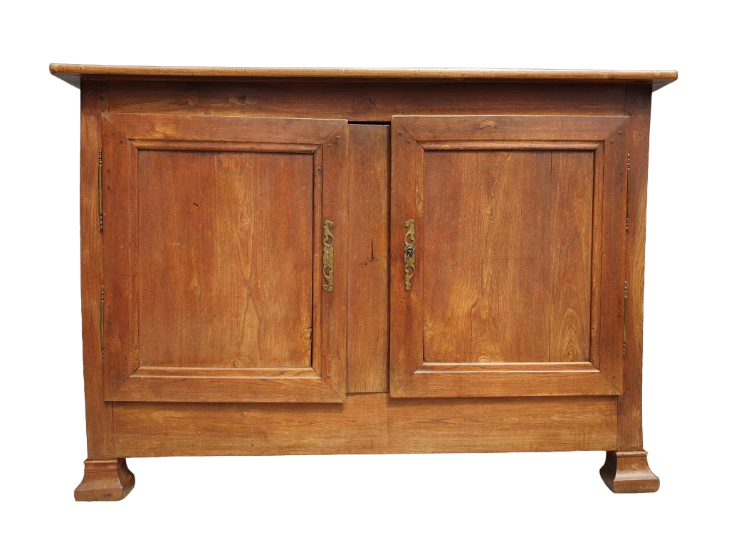 Norman countryside buffet in solid cherry wood nineteenth