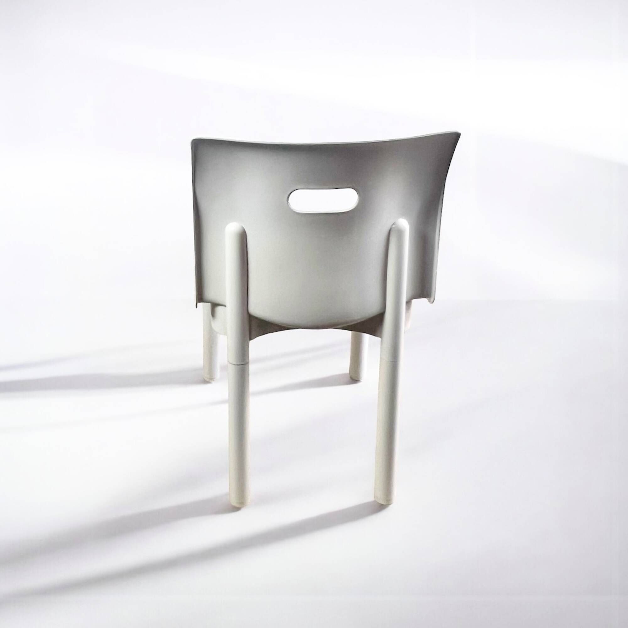 Vintage Dining Chair 4870 by Anna Castelli Ferrieri for Kartell, 1980s
