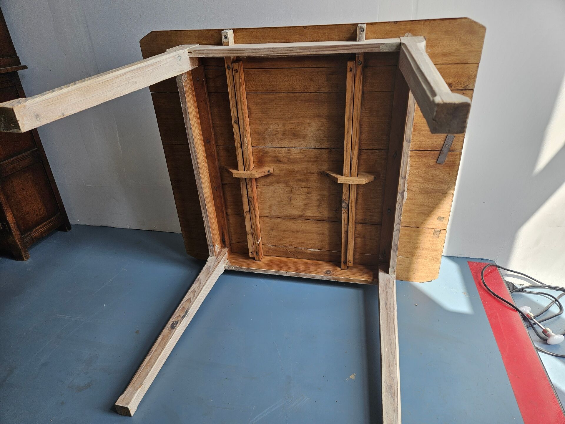 Restored wooden table