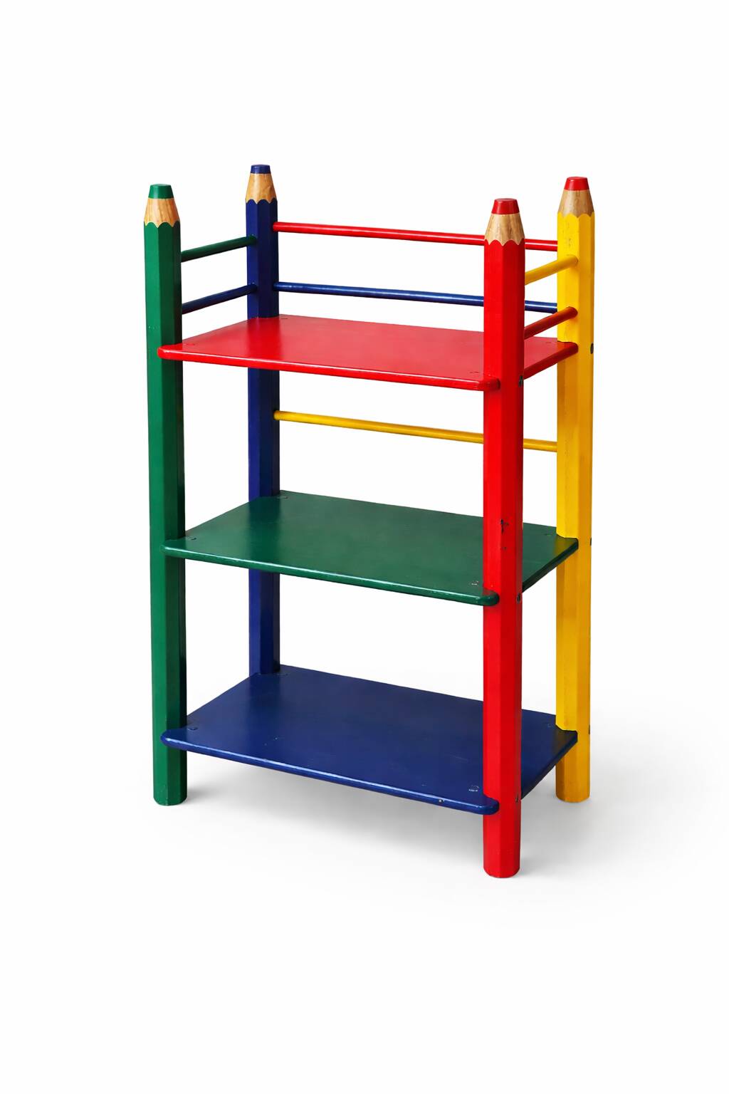 Étagère post-moderne « Clairefontaine » par Pierre Sala, France 1980