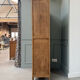 Parisian Art Deco display cabinet in oak (renovated)