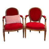 Paire de fauteuils cabriolet XVIème