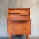 Norwegian vintage teak writing desk, 1960