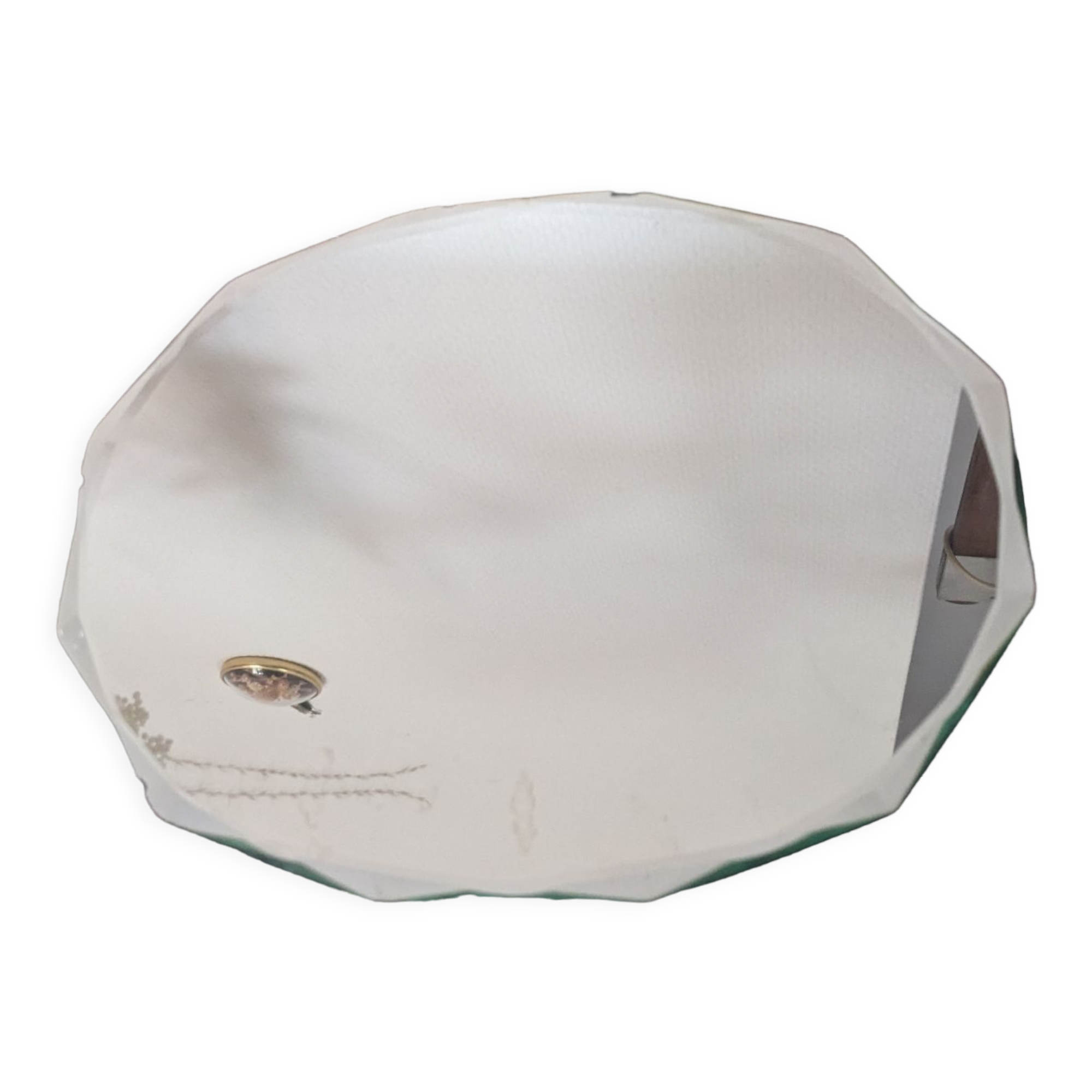 Vintage beveled mirror to pose 50s