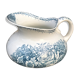 Bushy earthenware pitcher from Longwy model Jardinière