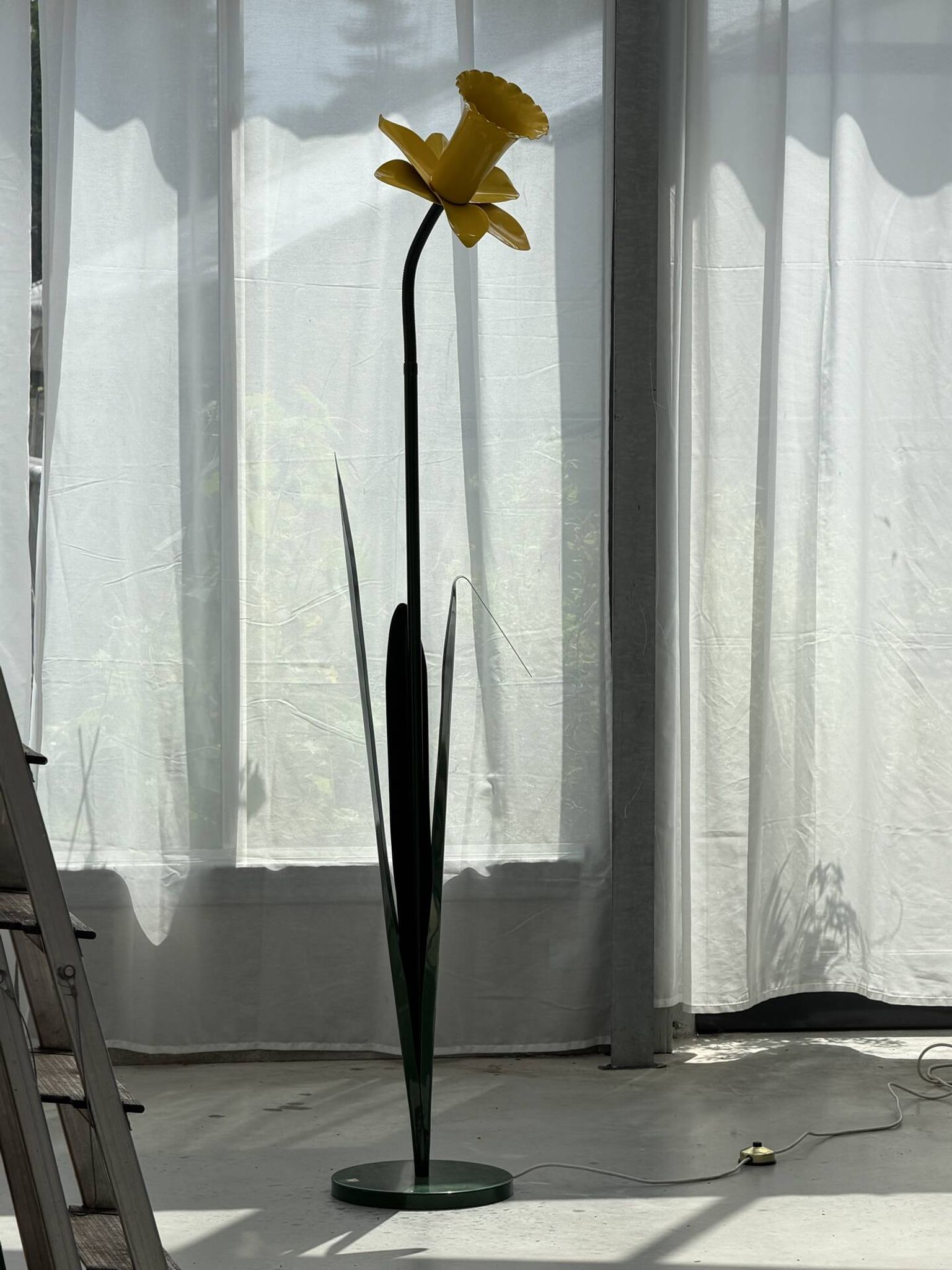 Mike Bliss Daffodil Pop Art Collectible Floorlamp for Bliss Flights of
