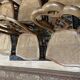Suite de 6 chaises Louis Philippe en noyer et cannage