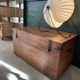 Malle ancienne en bois
