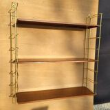 Tomado style string gold metal shelves