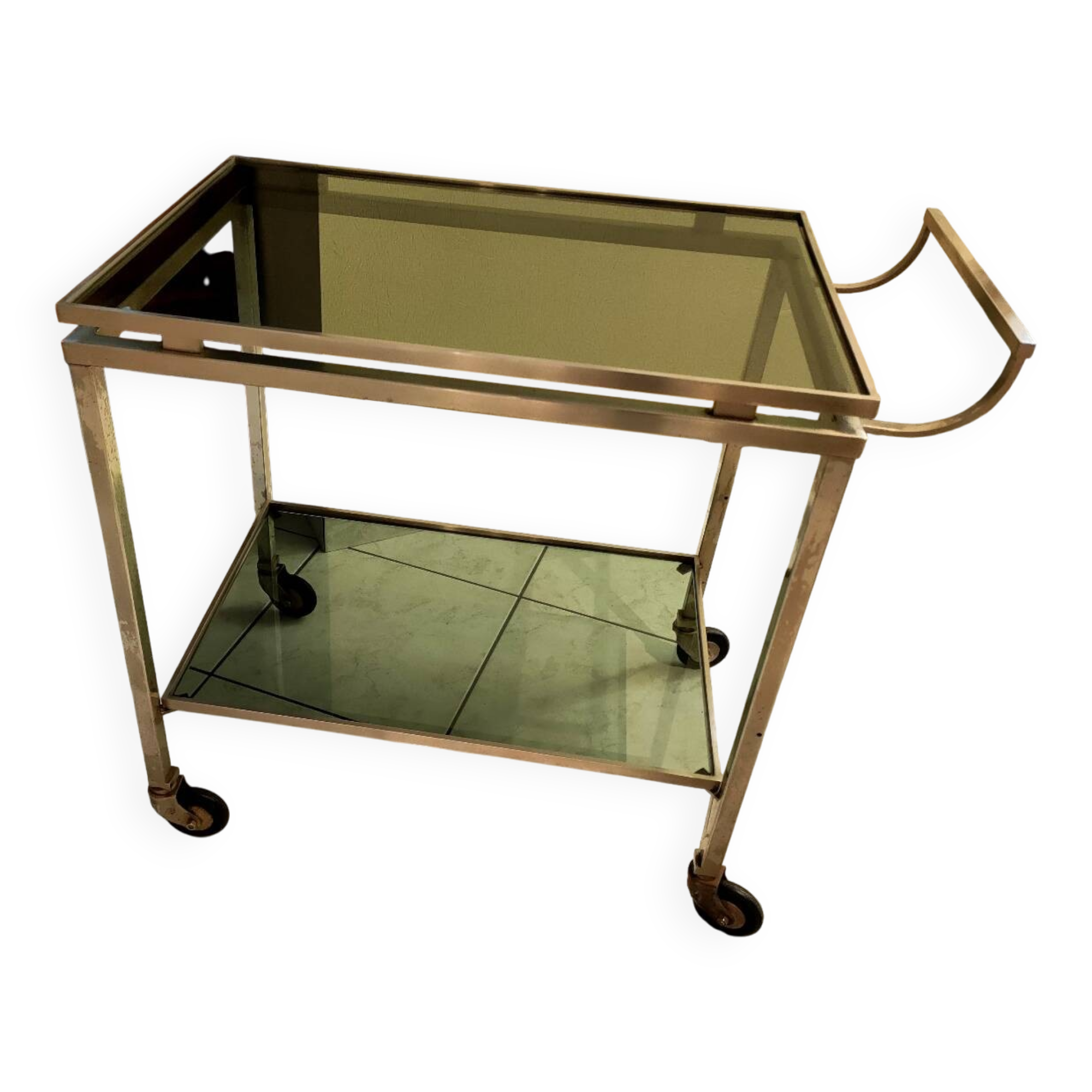 Vintage Guy Lefevre bar cart