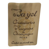 Crystal ice bucket from the royal crystal factories of Champagne.