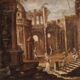 Peinture italienne antique du XVIIIe siècle, Capriccio architectural