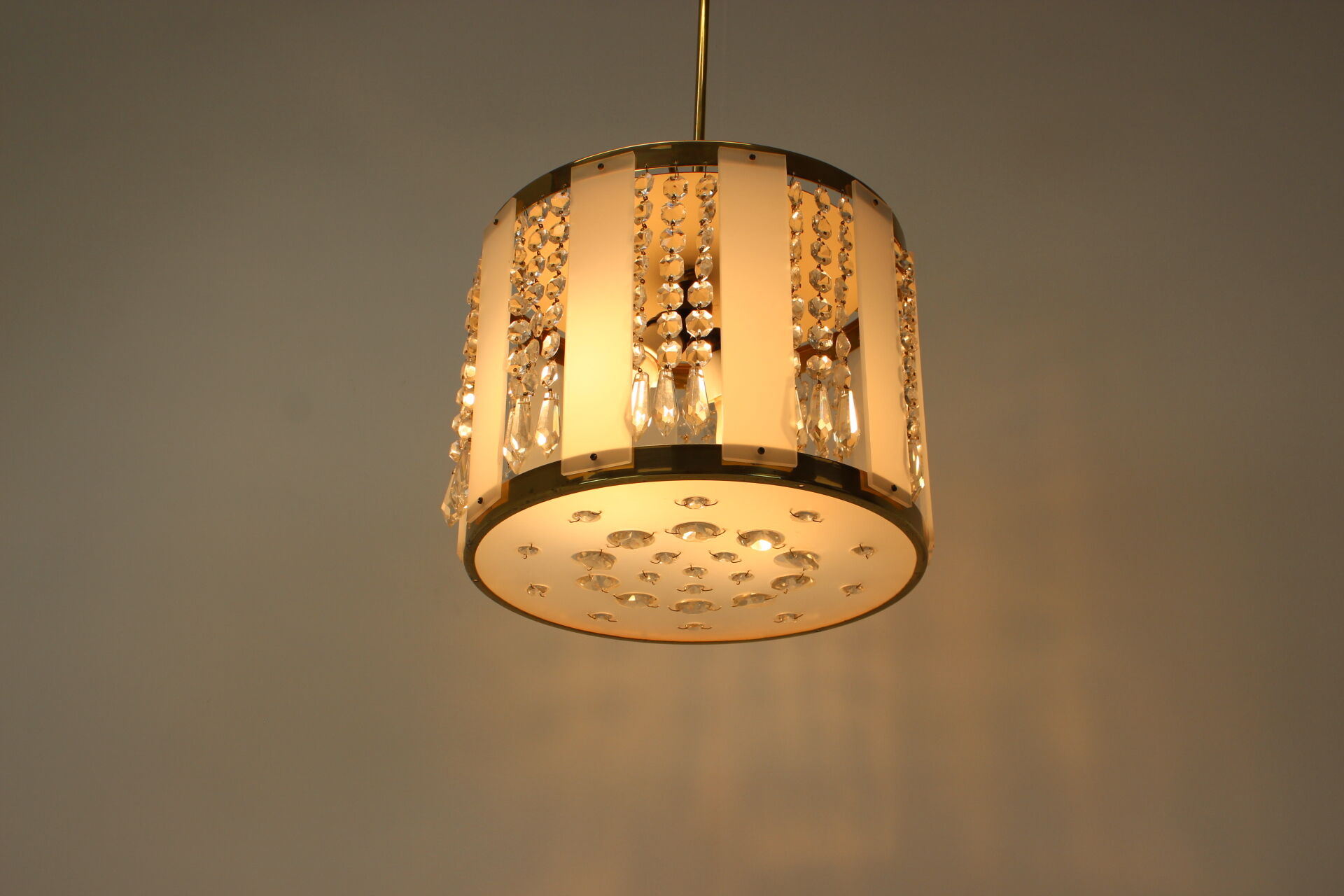 Mid-Century Krystal Chandelier by Jablonecke Sklarny, 1970’s