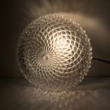 Round chiselled glass ceiling