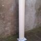 Perforated metal halogen floor lamp 1980s Relco