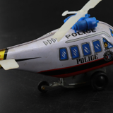 Old mechanical toy helicopter sheet metal