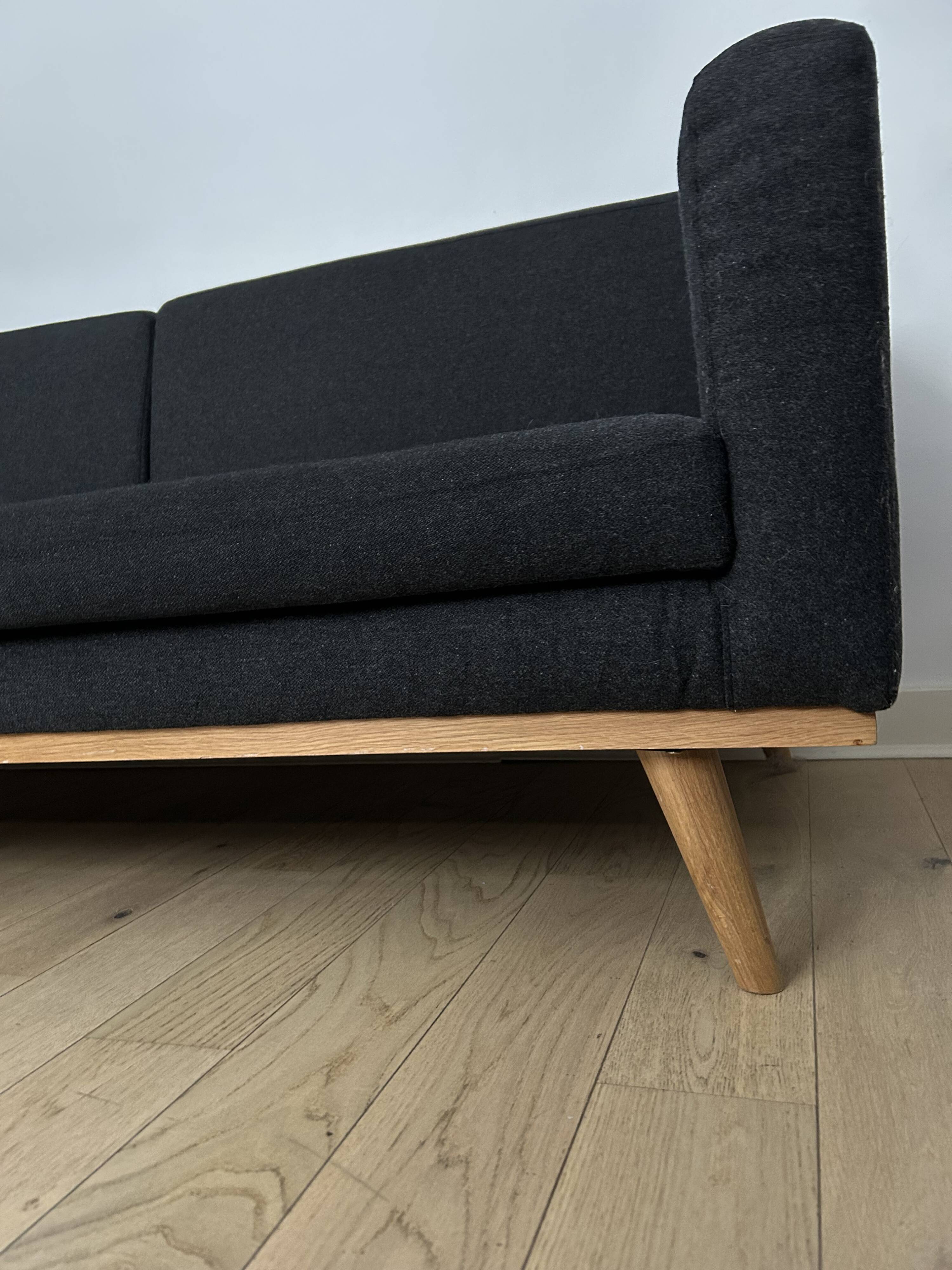 Dark grey 3-seater Scandinavian-style sofa by Habitat