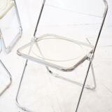 Suite of 4 Plia chairs by Giancarlo Piretti for castelli