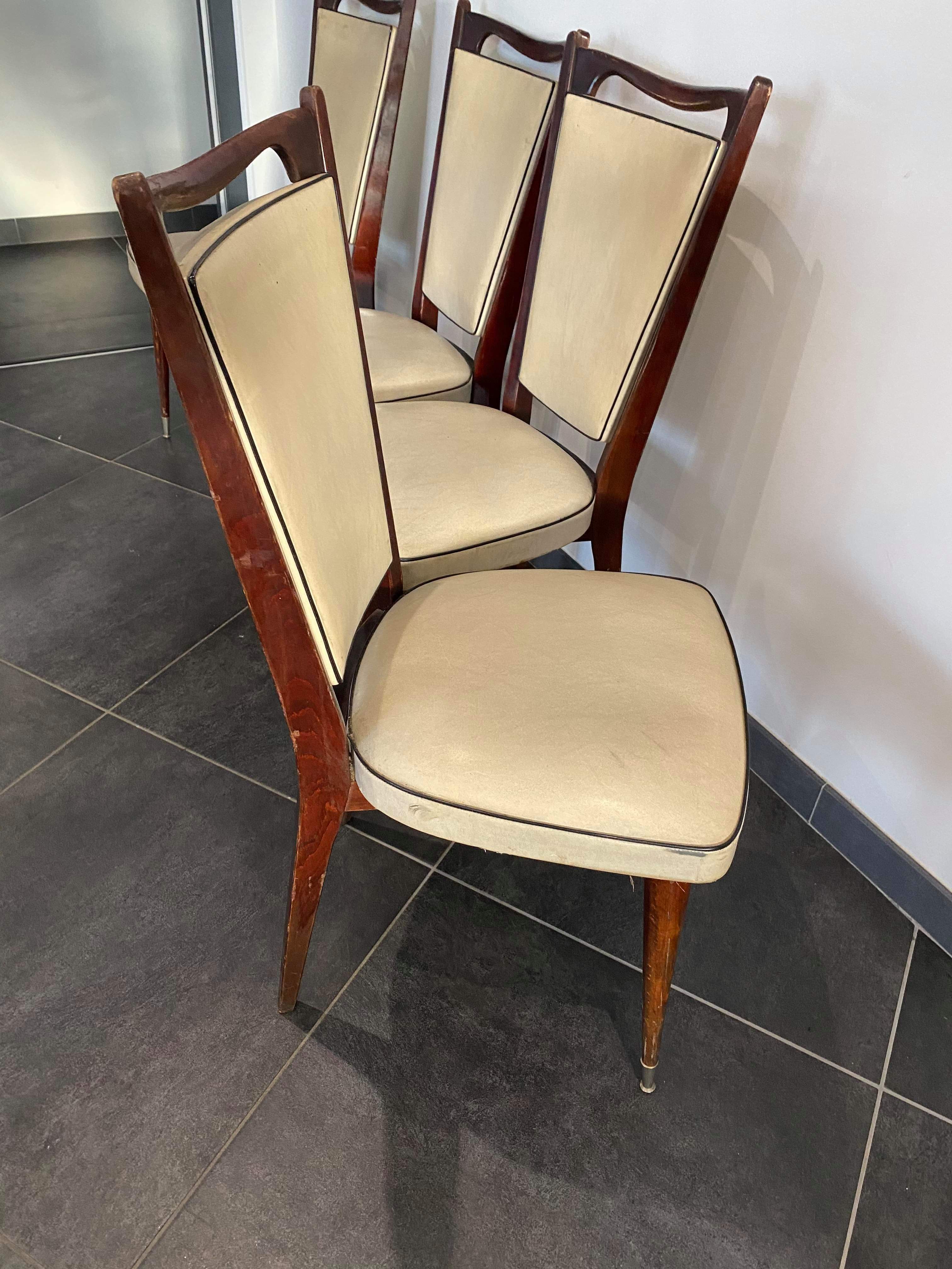 Vintage one-piece chairs