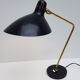 Black office vintage lamp by Jean Boris Lacroix - 1965